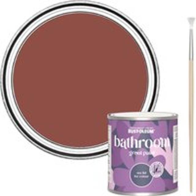 Rust-Oleum Bathroom Grout Paint - Fire Brick 250ml - - Red