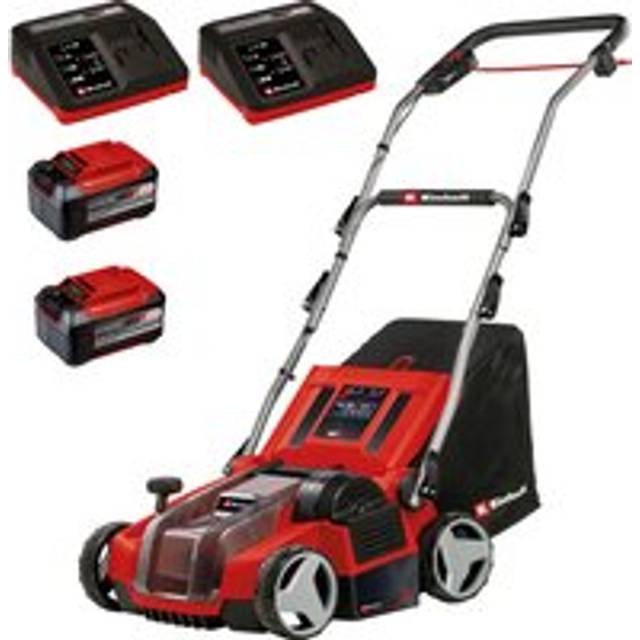 Einhell GE-SA 36/35 Li 36v Cordless Scarifier 350mm 2 x 5.2ah Li-ion Twin or Dual Battery Charger