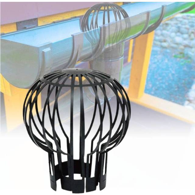Gutter Downpipe Pipe Filter Dirt Guard Protection Cover Convenient Pp Durable