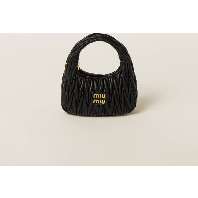miu miu 'Wander' Hobo Bag - Black   - U