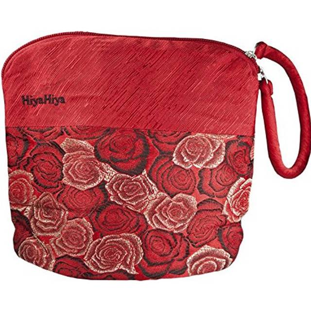 HiyaHiya Small Project Bag for Knit and Crochet - Red Floral