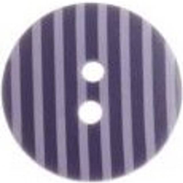 Trimits Round Stripey Buttons  Dark Purple - each