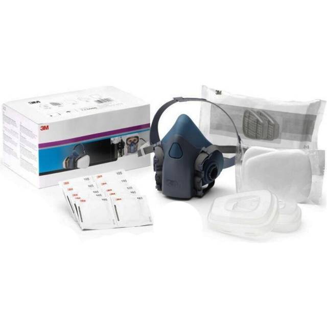 3M Paint Spray Respirator & Filter Pack - Large Half Mask / Filters / Covers