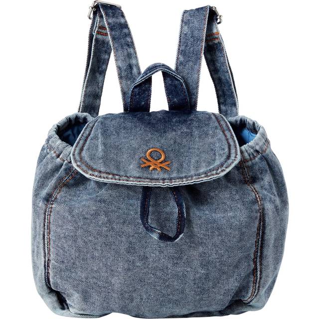 Benetton Kids' Denim Backpack, Periwinkle