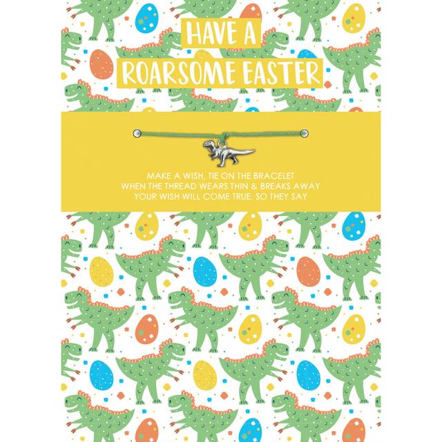 Roarsome Easter Bracelet Dino-Mite Eggs Easter Card & Gift Greeting Card