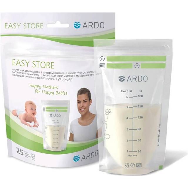 Ardo Easy Store Breast Milk Storage Bags 25 pcs 180ml