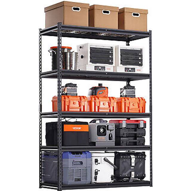 VEVOR Förvaringshyllor 5-vånings Justerbar Heavy Duty Garagehylla 3000 lbs