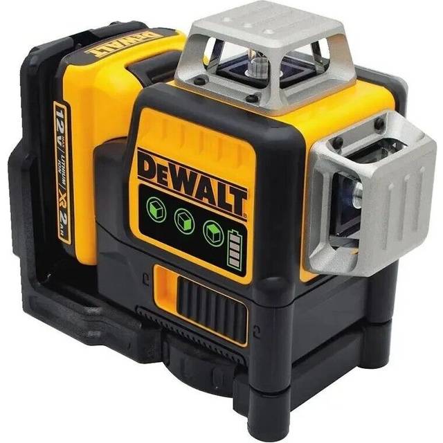 Dewalt DW089LG 3 Sides*360 Degree Vertical 12 Lines Laser Level   Horizontal Green Light Level Meter
