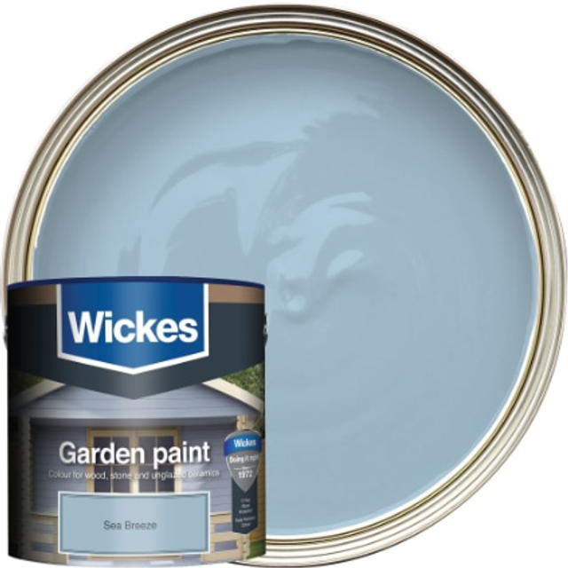 Wickes Garden Colour Matt Wood Treatment - Sea Breeze - 2.5L