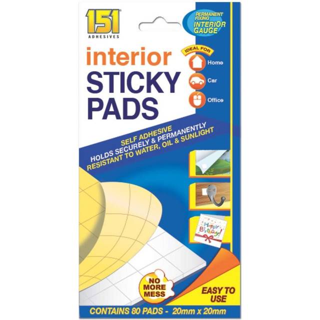 Double Sided Sticky Pads (20mm x 20mm 80PC)