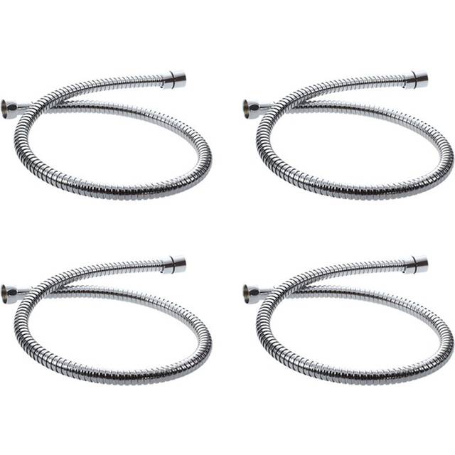 4pcs 80 cm Flexible Stainless Steel Bathroom Water Shower Hose
