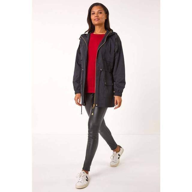 Shower Resistant Rain Jacket - Black - 10