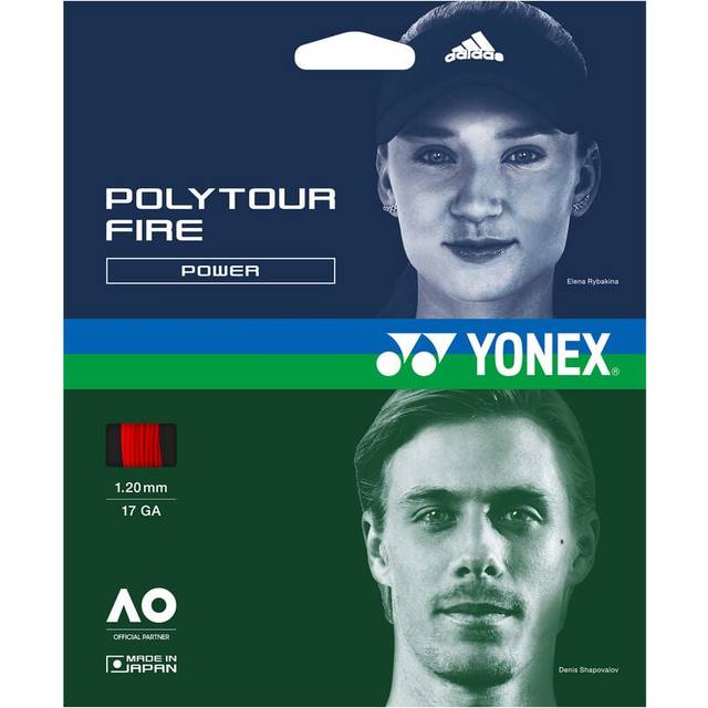 Yonex Poly Tour Fire String Set 12m - red