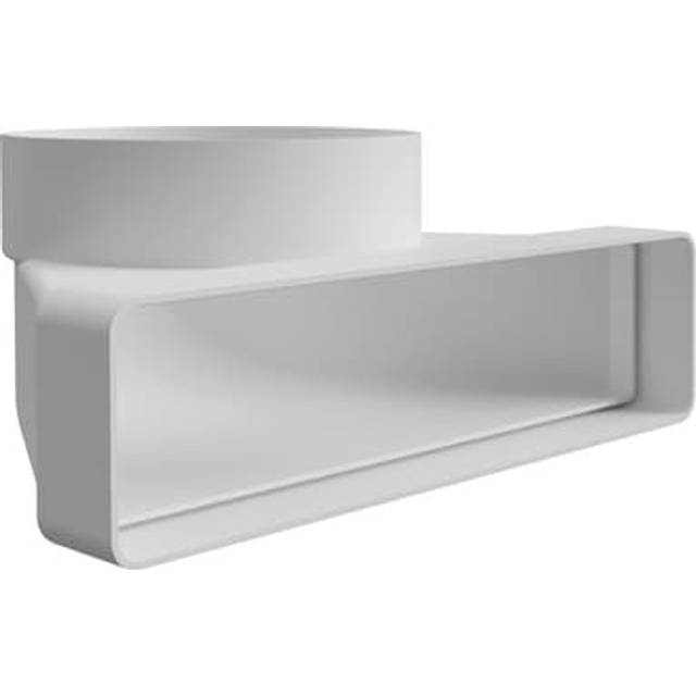Witt IT003 ventilationskanal med vertikal böjning