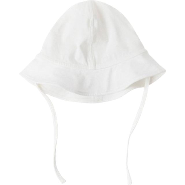 Kids UV Sun Hat - White - 4-6m x 44