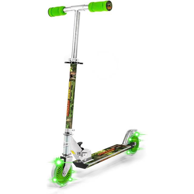 Sparkcykel Dinosaurie Med Lysande Hjul