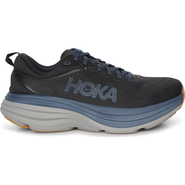 HOKA Bondi 8 Herr Stl. 42 - Finskor Från Magasin - Black / Iron Ore (42)