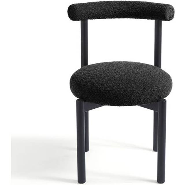 Violeta Dining Chair, Boucle - Black