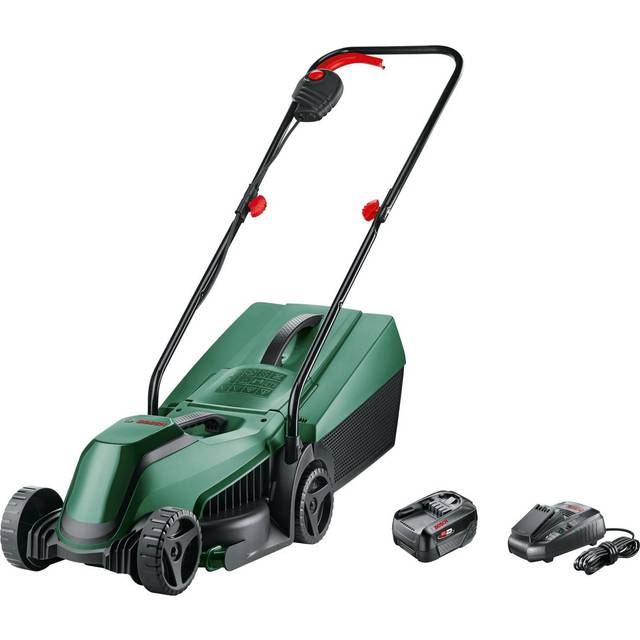 Bosch sladdlösa gräsklippare EasyMower 18V-32-200 (1 x 4,0 Ah-batteri, 18V-system, klippbredd: 32 cm, i kartong)