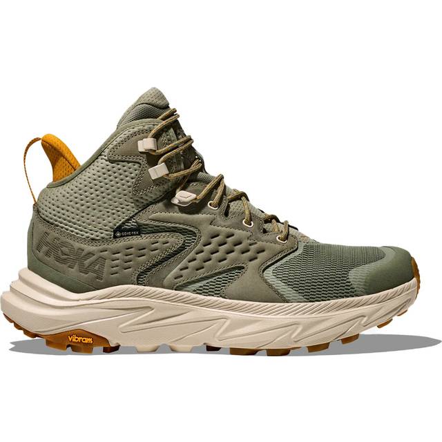 Hoka Men's Anacapa 2 Mid GORE TEX Grey Green Walking Boots - UK 9 / US 9.5