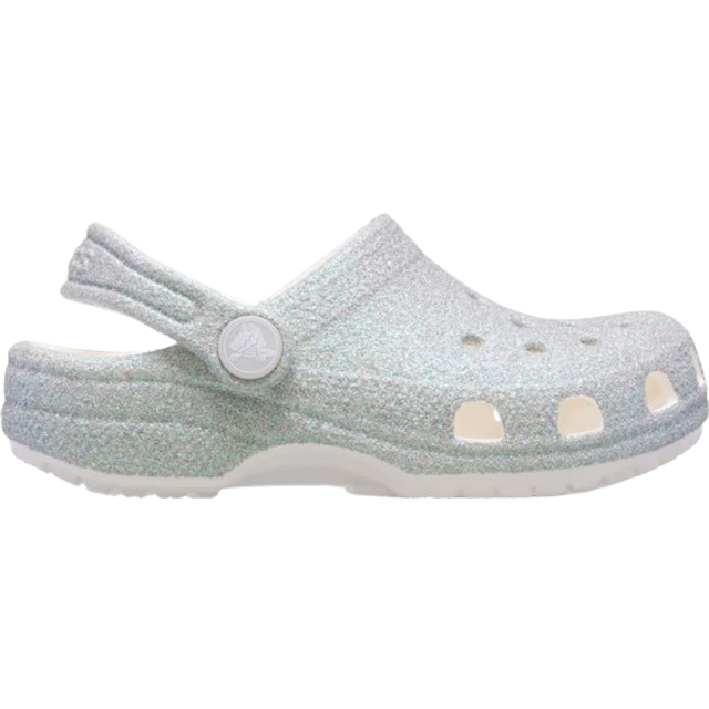 Crocs - Tofflor Classic Iridescent Glitter Cgk - Vit