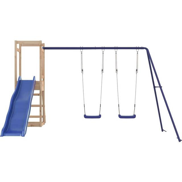 vidaXL Outdoor Playset Solid Wood Pine playset wooden playset playground set