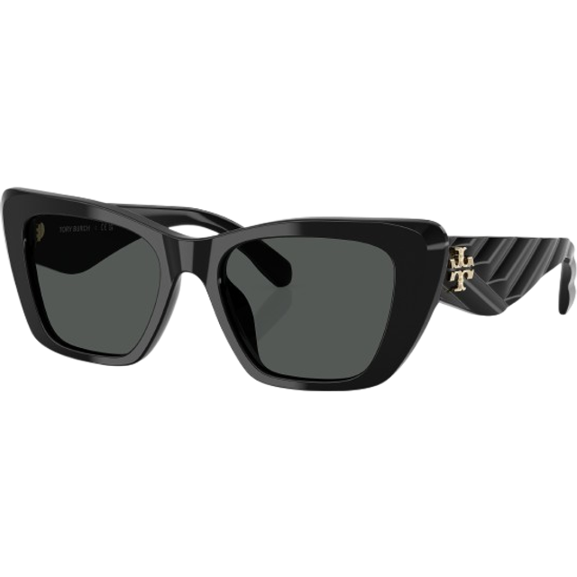Tory Burch TY7216U 170987 Women's Sunglasses Black Size 52 (52)