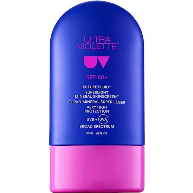 Future Fluid SPF 50+ - Lättflytande solskyddsmedel med zink