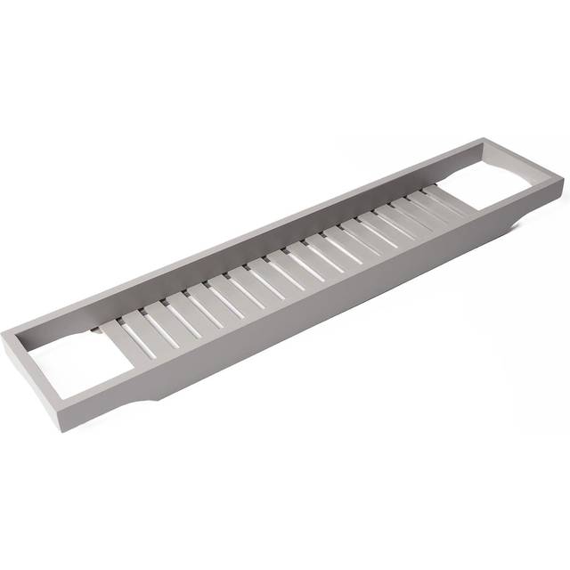 Ohs wooden bath tub rack storage bathroom caddy shelf tray soap holder tidy unit
