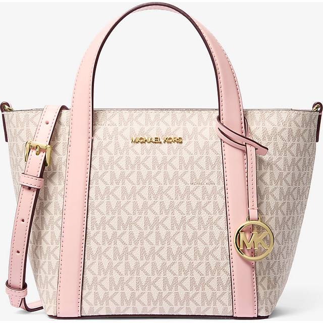 MK Pratt Small Signature Logo Tote Bag - Pink - Michael Kors - ONE SIZE