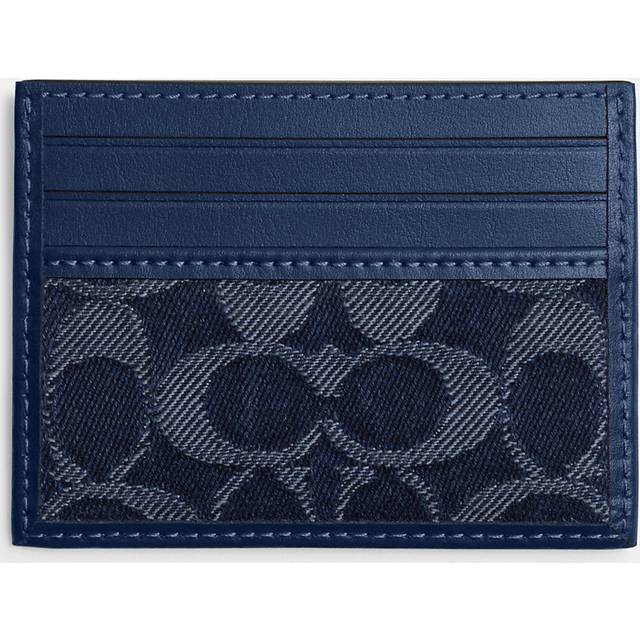 Card Case In Signature Denim