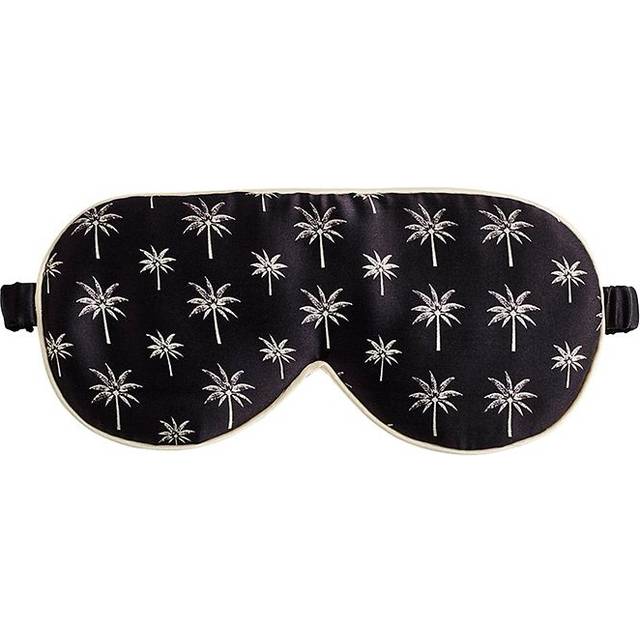 Fan Palm Sleeping Eye Mask 100% Mulberry Silk Palm Signature