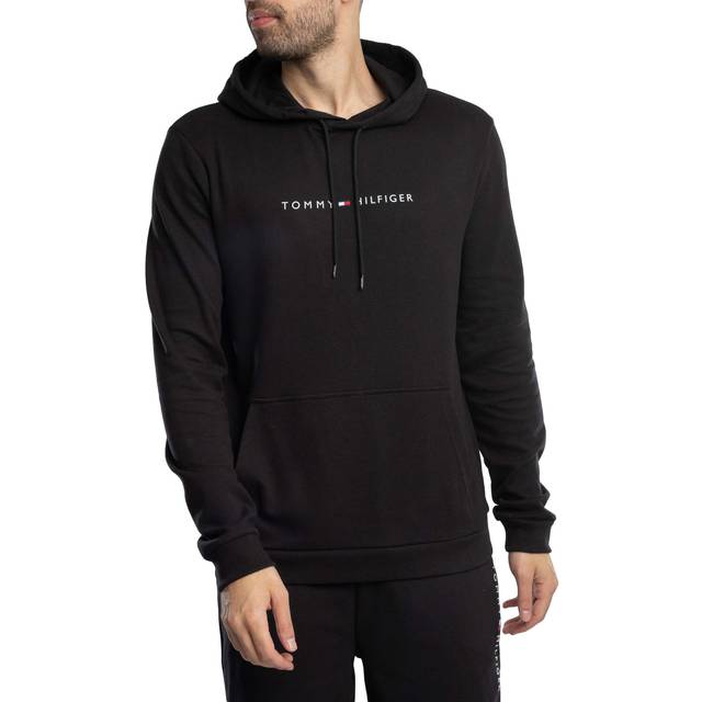 Tommy Hilfiger Overhead Loungewear Hoodie - Black, Black, Size M, Men