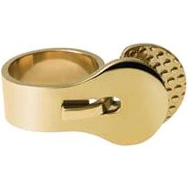 Alessi - Bague Bijoux - Métal - Acier revêtement PVD - Designer Elena Salmistraro - 3.5 x 2 x 1 cm