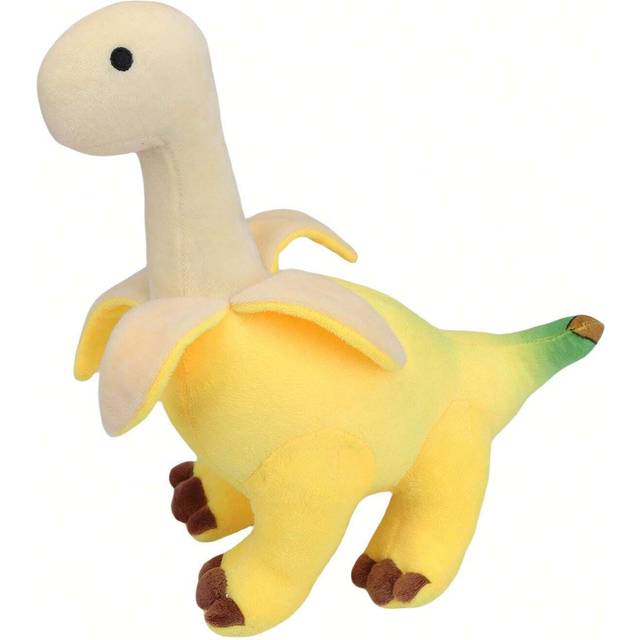 Molutian 28cm/11.02inch Peeled Banana Brontosaurus Plush Toy Playful Fruit Brontosaurus Dinosaur Plush Animal Vitality Dinosaur Simulation Brontosaurus Plush T