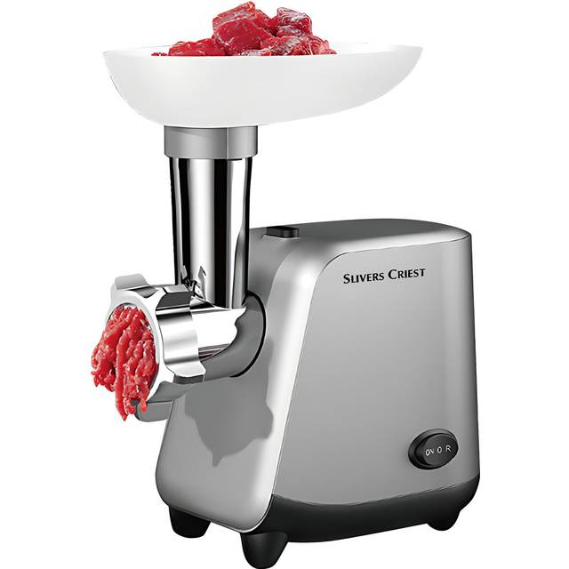 SLIVERS CRIEST Electric Meat Grinder Machine 800W Meat Chopper One Button Operation Food Grade EU