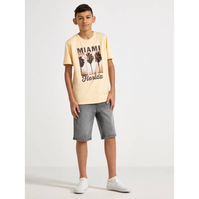 VILGOT Straight leg jeansshorts