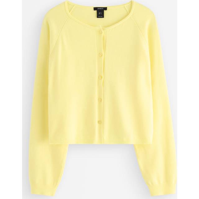 Finstickad cardigan