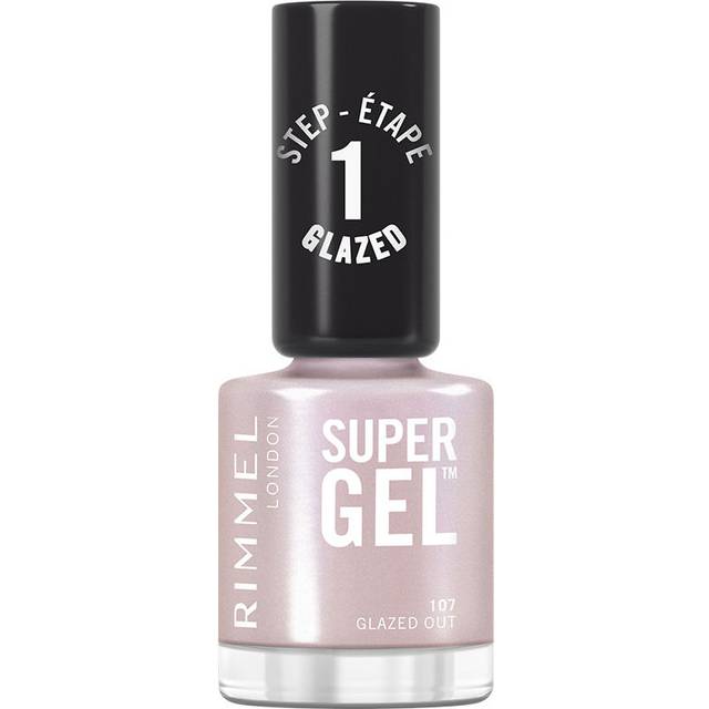 Rimmel Super Gel Geleneglelak UV/LED Forsegling Skygge 107 Glazed Out - 107 Glazed Out 12ml