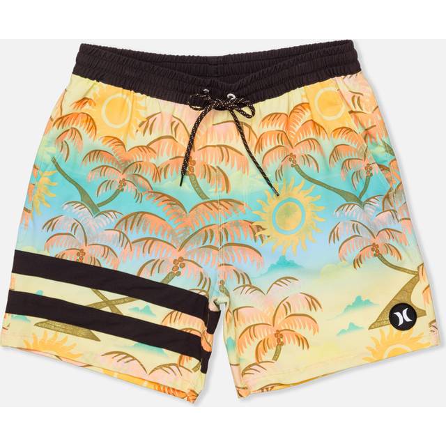 Boardshort 17" men - phantom eco block party volley|pineapple|s