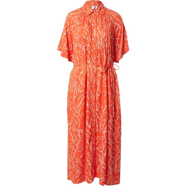 YAS Yaslefira 2/4 Long Shirt Dress S. |Röd |34