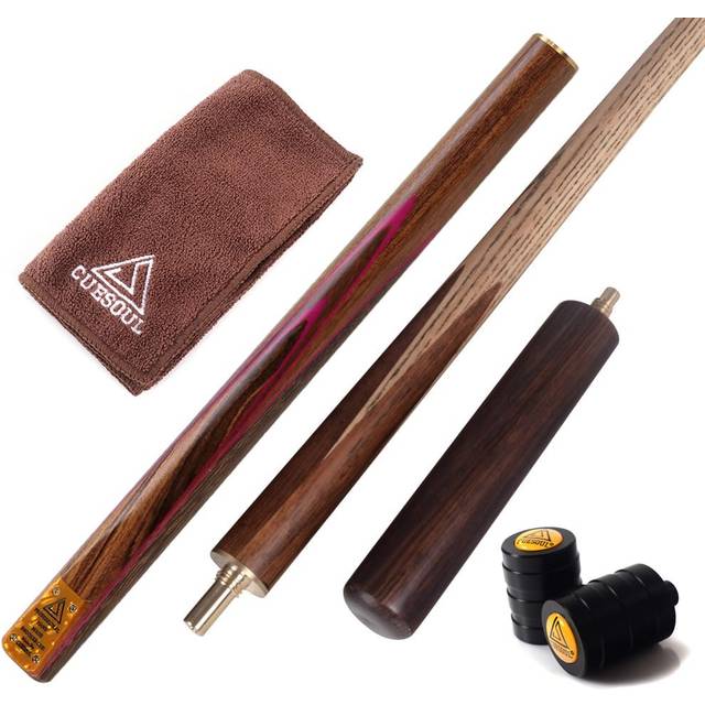CUESOUL 57 Inch Walnut 3/4 Piece Snooker Cue-18oz
