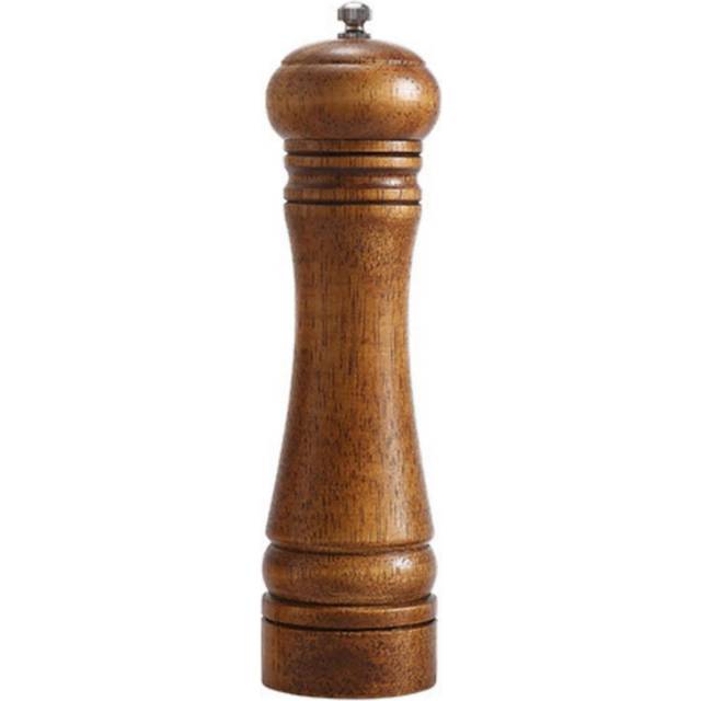 Manual Pepper Grinder Adjustable Design Healthy Oak Hand Pepper Grinder for Kitchen Home Oak