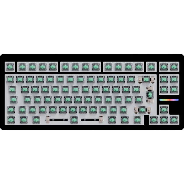 Wooting 80HE 80% Tangentbord Zinc Alloy Svart - ISO