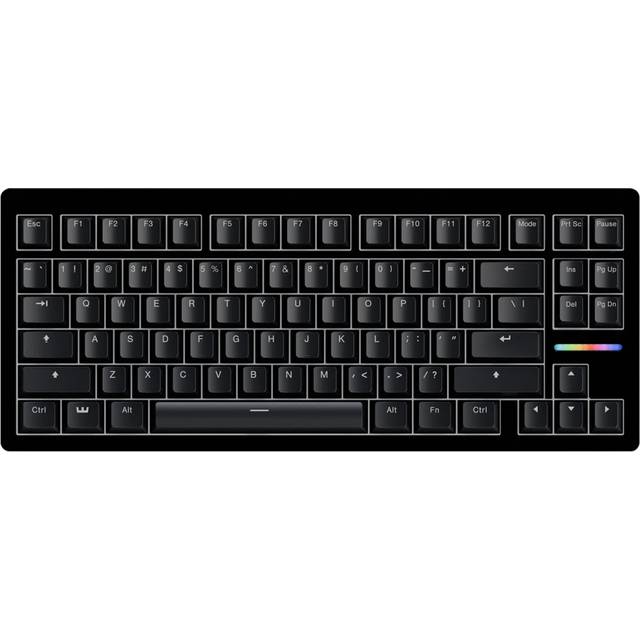 Wooting 80HE 80% Tangentbord Zinc Alloy Svart - ANSI