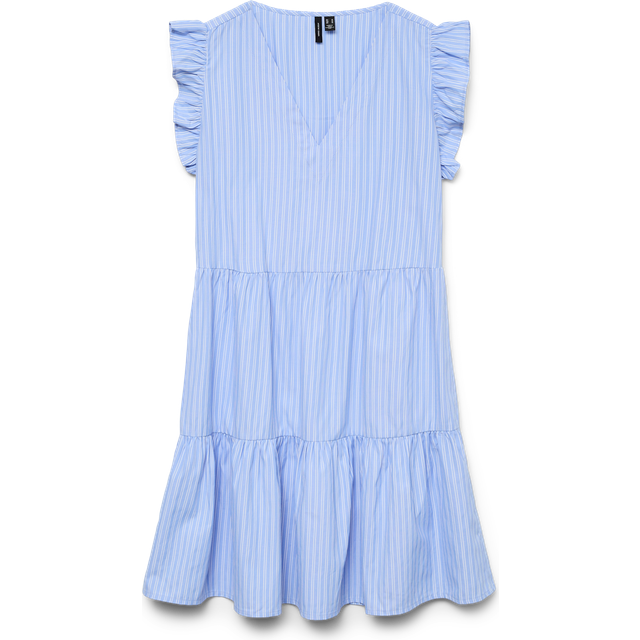 Vero Moda Vmfanni Short Dress - Blue/Hydrangea