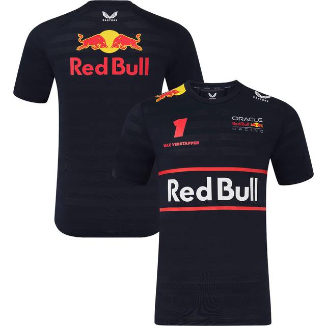 Red Bull Racing F1 Team 2025 Max Verstappen T-shirt Mens - Night Sky