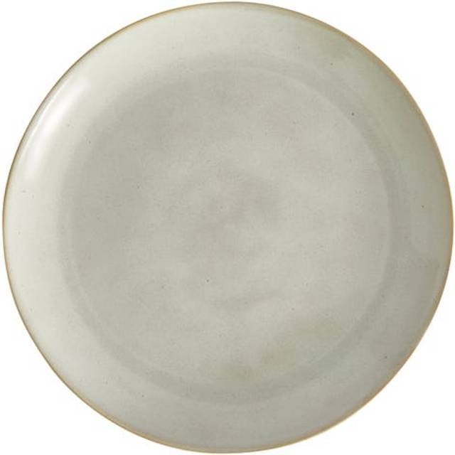 Amalfi Reactive Glaze Stoneware Dinner Plate, White