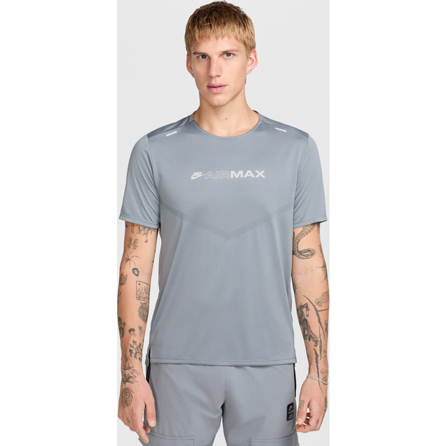 Nike Air Max Men's Dri-FIT T-Shirt - Grey - Polyester - L