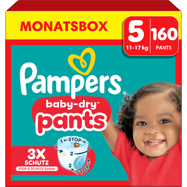 Pampers Baby-Dry stl 5 12-17 kg160 st